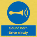 sound-horn-drive-slowly-warehousing-and-delivery-sign~